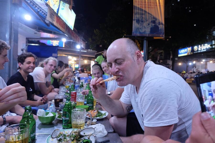 Saigon: Night Sightseeing And Street Food Tour By Vespa - Grilled Beef Skewers: The Fire-Stage Between Neighborhoods