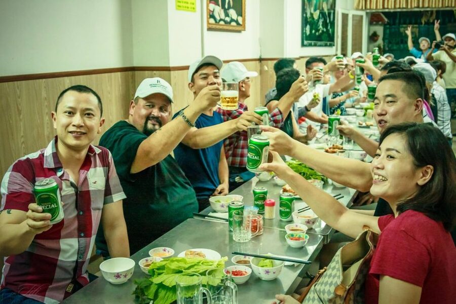 Saigon: Private Food Tour Discovery & City Tour by Jeep - Sky bar drink at the end: view first, then relax