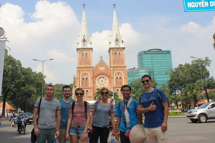 Saigon: Private Half-Day Car Tour of Ho Chi Minh City - Notre-Dame Cathedral Basilica: Architecture With Local Life Around It