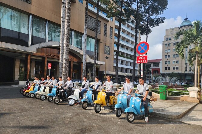 Saigon Secrets - Half Day Tour With Vintage Vespa - Cong vien Bach Tung Diep: guillotine secret, old tree, and war timeline