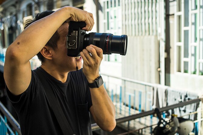 Saigon Street Photography Experience - French colonial and war-era apartments: practice lines and windows