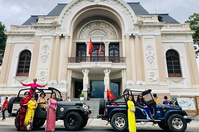 Saigon US Army Jeep Tours: History, Culture & Street Food - French Colonial Icons: Saigon Central Post Office and the Jade Emperor Pagoda