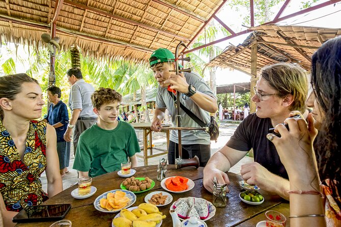 Small-Group Mekong Delta Day Trip: Boat Ride, Cottages & Pagoda - Ben Tre workshops: coconut candy and honey-style production