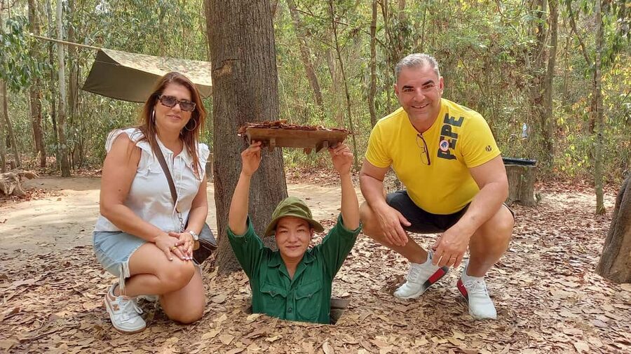 Small Group or Private Tour| Cu Chi Tunnels & Mekong Delta - Cu Chi Tunnels: documentary first, then trapdoors and tunnel life