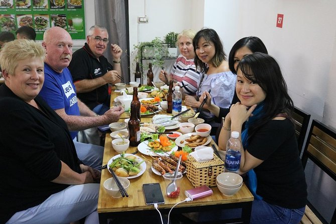 Vespa Saigon By Night Street Food Tour - Dinner in Local Lanes: Banh Xeo and Spring Rolls First