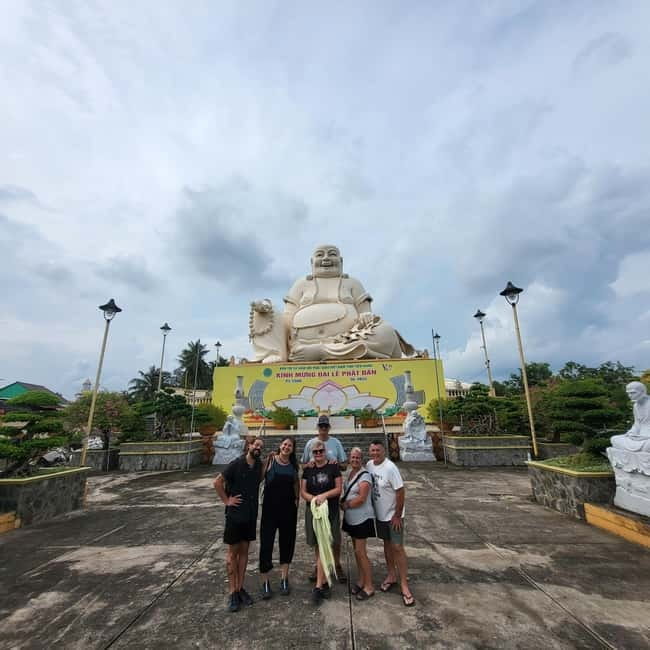 VIP Mekong Delta Full Day Adventure Cycling-Kayak-Cooking - Vinh Trang Pagoda: a major stop with a calmer tempo